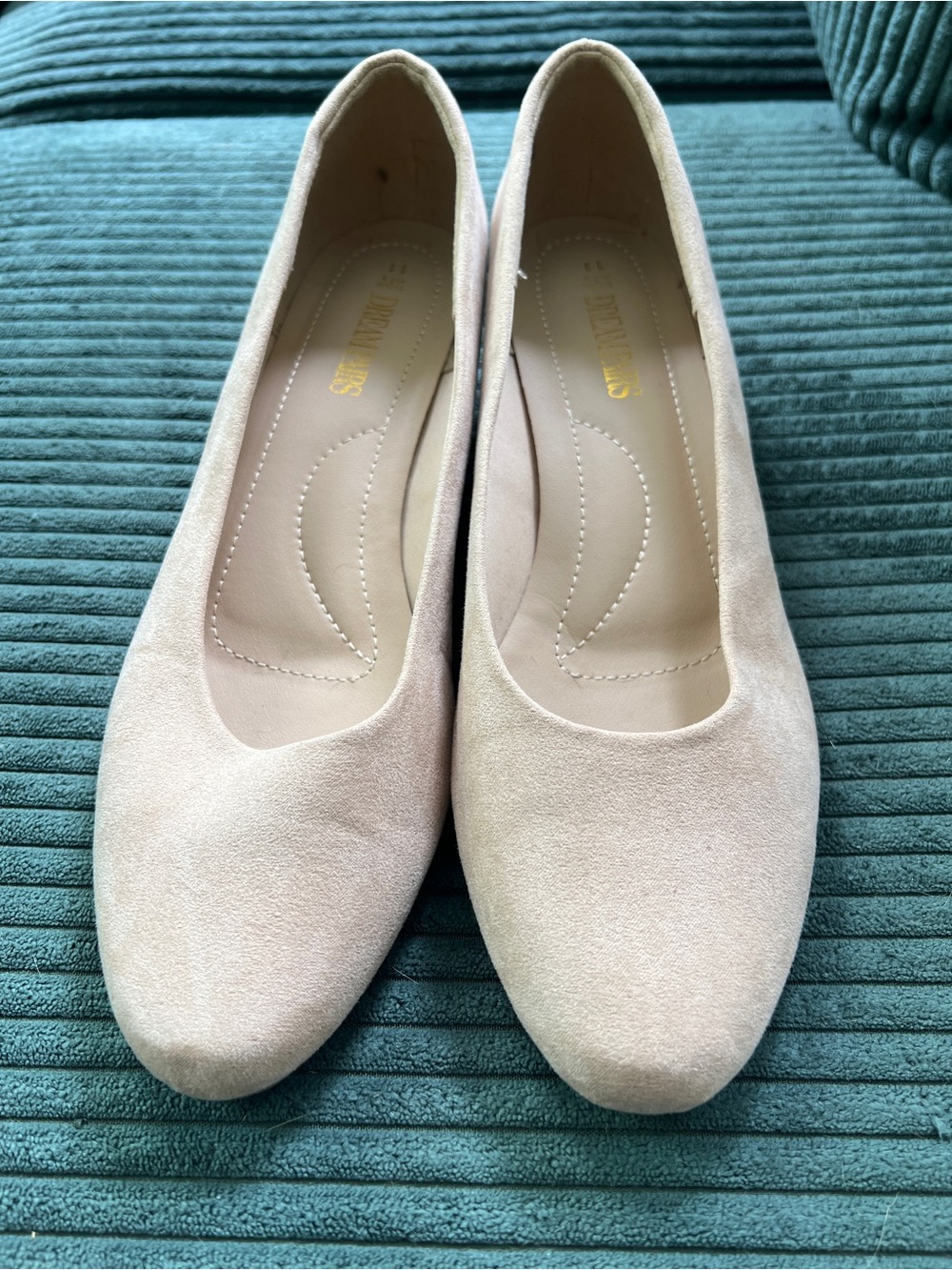 Dream Pairs kitten heels shoes size 11 pale pink